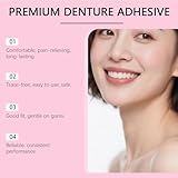 Thermoplastic Dental Adhesive,Strong Hold Denture Adhesive Cream,Dental Glue for Teeth Repair,Invisible Denture Reliner,False Teeth Silicone Reline Kit for Teeth Repair,for Upper &Lower Dentures - Image 7