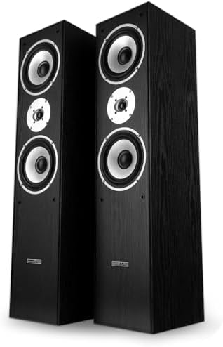 VEVOR Standlautsprecher Paar - 3-Wege Turmlautsprecher Mit 145W Für Heimkino & Musikgenuss