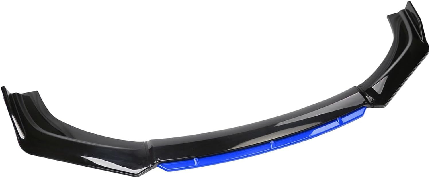 QDFGNKBAI Car Front Spoilers for Vauxhall Passt OPEL Astra H, Automotive Front Bumper Splitter Spoiler Diffuser Lip Styling Body Kit Accessories,A/Blue