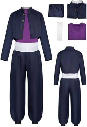 JJK Aoii Todos Cosplay JJK Costume Aoii Todos Coat Pants Waistbset Adult Mens Halloween Outfits