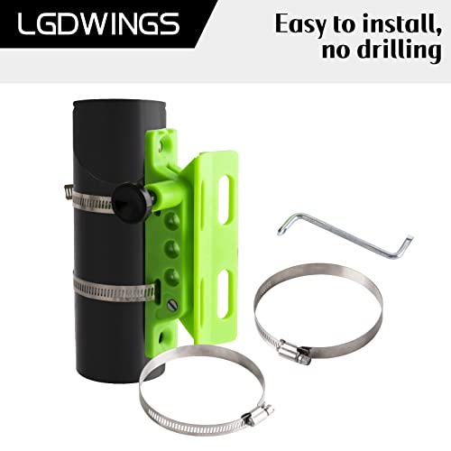 Lgdwings Adjustable Fire Extinguisher Mount Holder With 4 Clamps Quick Release Roll Bar Fire Extinguisher Bracket For Jeep Wrangler Tj Jk Jl Jku Utv Polaris Rzr Ranger #TOP3