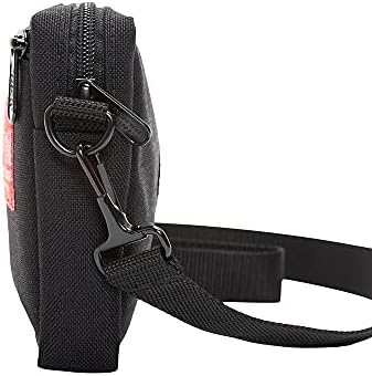 Manhattan Portage Jogger 크로스 바디 백 세련되고 내구성이 뛰어난 방수 1000D 코듀라 일상용 (블랙) — 사진 5