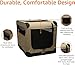 Amazon Basics 2-Door Portable Soft-Sided Folding Soft Dog Travel Crate Kennel, Medium (M 30