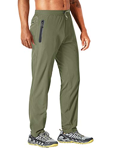 MAGCOMSEN Mens Hiking Trousers Stretch Quick Dry Workwear Trousers Mens Lightweight Soft Breathable Trousers for Men Summer Spring Camping Climbing