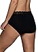 Vanity Fair Women's Flattering Lace Panties: Lightweight & Silky with Superior Stretch, Black, 9