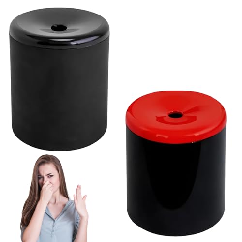 2 Pcs Fart Machine Realistic Sound Fart Whistle Toy Set Fart Noises Toy Practical Jokes Hilarious Squeeze Prank Gag Gift for Parties and Social Gatherings (Red Black)
