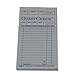 National Checking Company Guest Check Paper - 1 Part Green, 17 Line, 3.5 x 6.75 inch - 5000 per case.