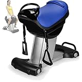 XUANX Máquina Eléctrica para Montar A Caballo, Equipo De Fitness Eléctrico para El Hogar, Máquina De Adelgazamiento, Equipo De Fitness para Bajar De Peso, Unisex,Azul