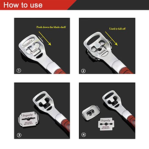 Zizzon Callus Shaver Replacement Blades 100 Count #TOP4
