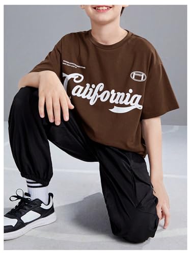 SOLY HUX Boy's Letter Graphic Tees Short Sleeve T-Shirts Summer Loose Tee Tops Streetwear4