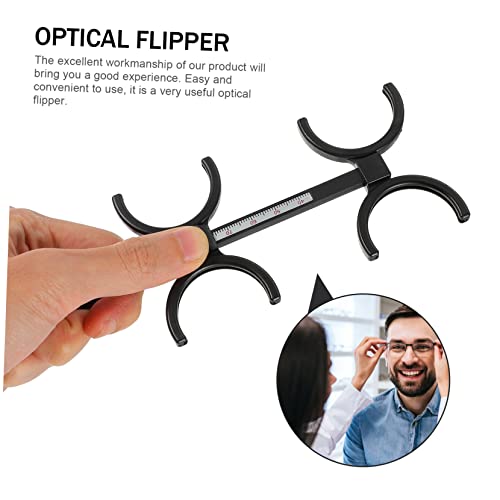 BETOOKY Quadro Plug-In Optometria Óptica Flipper Flipper Optometria Retinoscopio Abs Black Flips Len