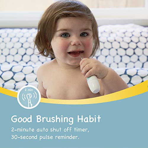 Papablic Babyhandy 2-Stage Sonic Electric Toothbrush For Babies And Toddlers Ages 0-3 Years #TOP2