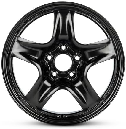 New 17x7.5 inch OEM Direct Replacement Steel Wheel for Ford Fusion 2010–2012 5-114.3mm Black 17 in Rim AE5Z1015A