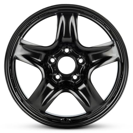 New 17x7.5 inch OEM Direct Replacement Steel Wheel for Ford Fusion 2010–2012 5-114.3mm Black 17 in Rim AE5Z1015A