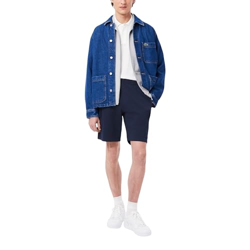 Image of Lacoste Men's Cotton Fleece Cargo Shorts
