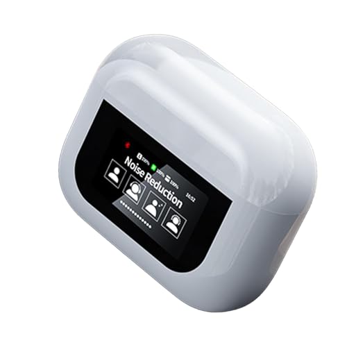 Wireless Earbuds - Noise Cancelling Earbuds, Noise Cancelling Wireless Earphones | Water & Dust Resistant Cordless Earbuds Ports Headphones with Charging Case Long Battery Life Fitness Buds