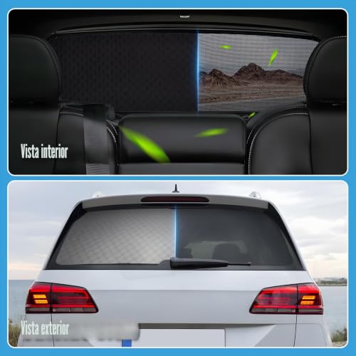 Parasol Ventanas Traseras Coche Passat B8 Variant 2016-2022 Visera Solar Protección UV Trasera 6