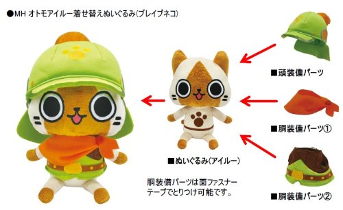 Amazon.co.jp: モンスターハンター オトモアイルー着せ替え