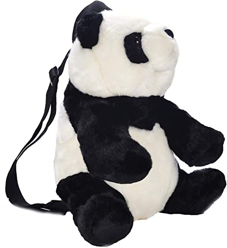 zgyad Large Children Panda Furry Shoulder Pack 17 inches zgyad020064017561