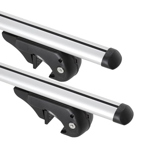Barre Auto Portatutto Menabo Alta Qualità Modello Brio 120Cm Con Serratura Antifurto E Portata Massima Di 90Kg - 2