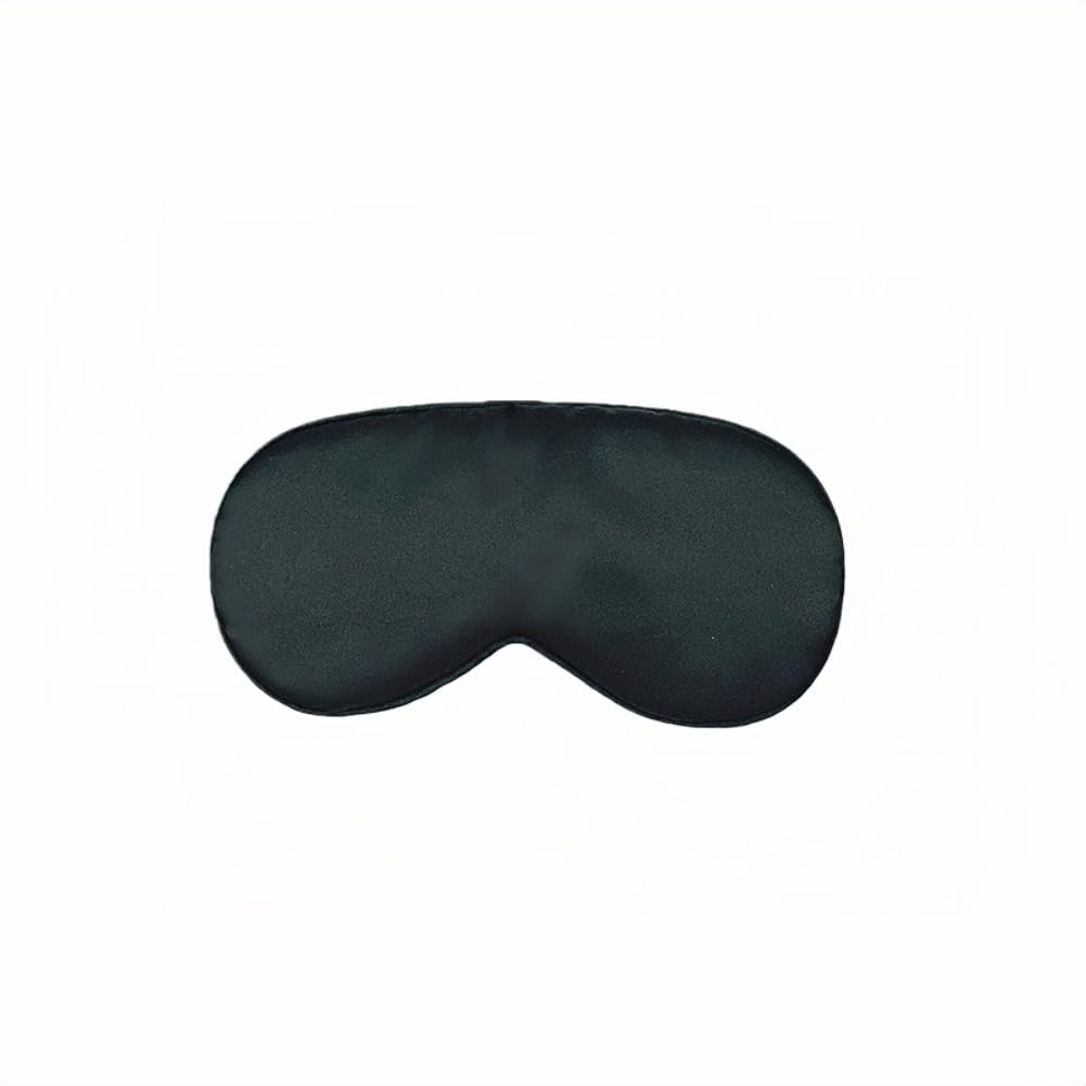 Silk Elastic Eye Mask for Men Women Sleeping Soft Breathable with Adjustable Elastic Strap for Travel