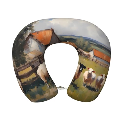 Almohada cervical espuma memoria U 30x25 cm miniatura 1