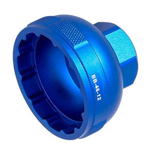 Bicycle Bottom Bracket Socket - Installation Wrench | Bike Crank Removal Tool | Aluminum Alloy BB Tool for Bearing Cassette Peda