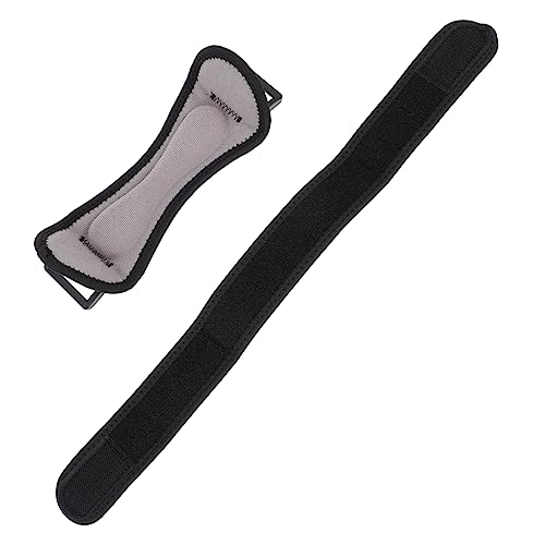 TOVINANNA 1pc Adjustable Fitness Patella Strap Shock-absorbing Knee Pad for Running Sports Breathable Design for Enhanced Comfort Material Black Fits All