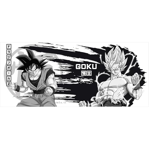 ABYSTYLE - Taza Dragon Ball Z Goku Negra y Blanca miniatura 3