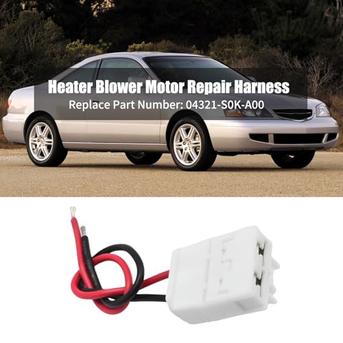 Image of 04321-S0K-A00 Heater Blower Motor Repair Harness Replacement for Acura TL 3.2L 1999 2000 2001 2002 2003 Replacement for Acura CL 3.2L 2001 2002 2003