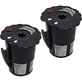 Ultra Durable 2 PACKS 119367 Reusable Coffee Filter Replacement Part by Blue Stars - Exact Fit For Keurig K-cup 2.0 Series Brewers - Model K200 K250 K300 K350 K400 K450 K460 K475 K460 K500 K550
