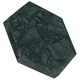 Gatuida Posavasos de Mármol Natural Hexagonal para Interiores Antideslizante y Resistente Tamaño Pequeño Posavasos para Bebidas y Café Accesorio Decorativo Multifuncional Hogar