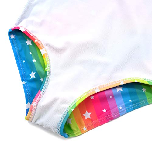 Little Toddler Girls One Pieces Swimsuit Cute Swimwear Bathing Suits Rainbow 4T #TOP5