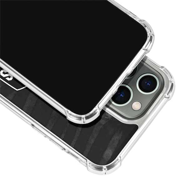 Skinit Clear Phone Case Compatible with iPhone 14 Pro - Officially Licensed NBA Cleveland Cavaliers Black Animal Print Design