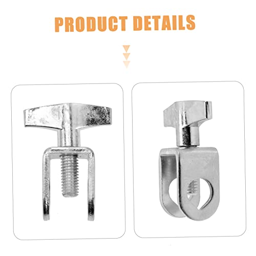 FAVOMOTO 5pcs Ajustable Soporte de Cowbell para Baterías Soporte Firme para Instrumentos de Percusión miniatura 7