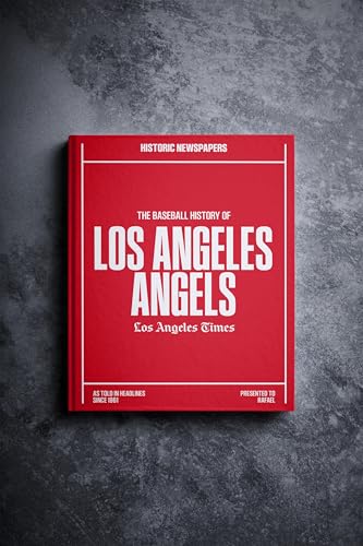 Signature gifts Los Angeles Baseball Personalized History Book - Angels Baseball Fan Gift - A Major League History Told Through Archive Newspaper Coverage (Los Angeles Angels)