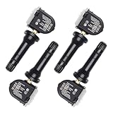 F2GZ-1A189-A TPMS Sensor Tire Pressure Sensor Replacement Set of 4 Compatible with Ford tpms F150 Edge Explorer Escape Lincoln MKT MKX 315MHz Replaces OE F2GZ1A189A F2GT1A180AB