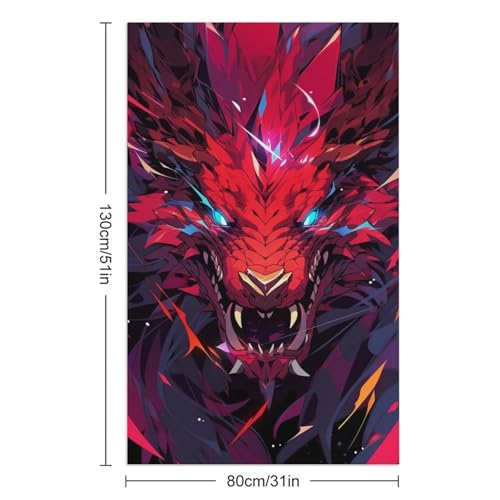 Serviette anti-sable extra large séchage rapide dragon