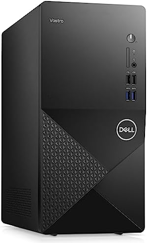 Dell Vostro 3910 Full Size Tower Business Desktop Computer, 12th Gen Intel Core i3-12100 (Beat i5-10600), 16GB DDR4 RAM, 512GB PCIe SSD, WiFi 6, Bluetooth, Keyboard and Mouse, Windows 11 Pro