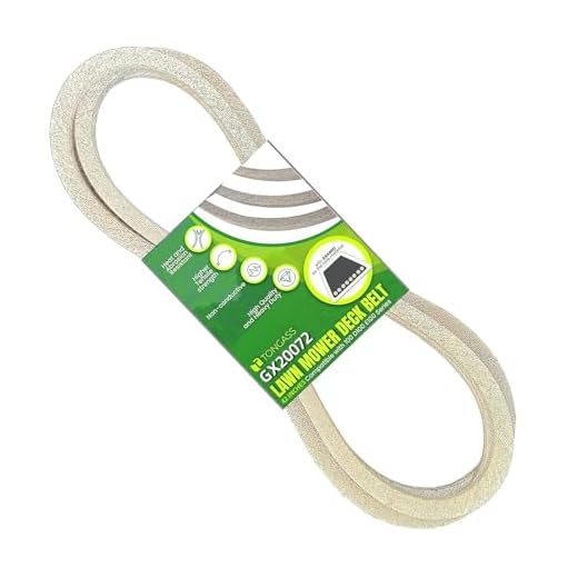 TonGass 42" Lawn Mower Deck Belt Compatible with John Deere Lawn Mower - Replaces Part Number GX20072 - Deck Drive Belt for Heavy-Duty Use - Compatible with 100 D100 E100 Series