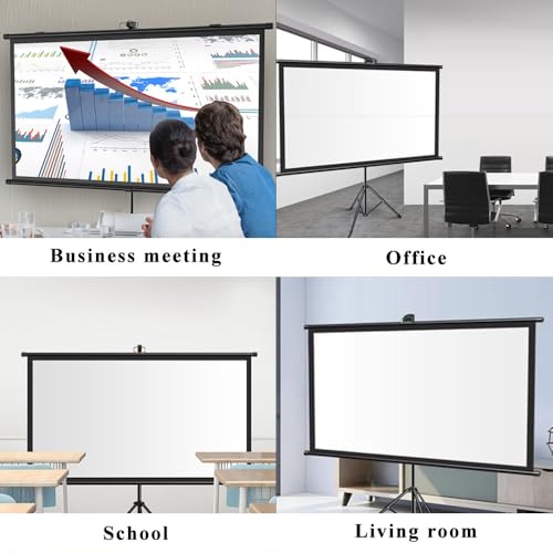 Pantalla para proyector 60'' con soporte 16:9 miniatura 7