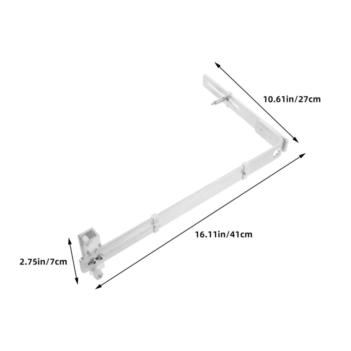 SOLUSTRE 2 Stück Aquarienbeleuchtungshalter aus Aluminiumlegierung