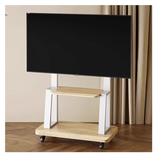 Soporte portátil para TV con ruedas ajustable en altura miniatura 1