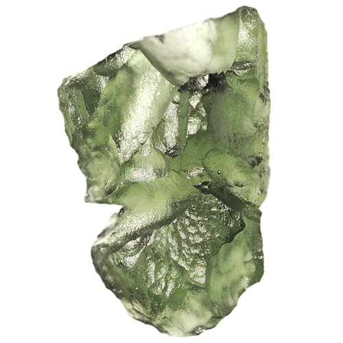[N2 stone Natural] 天然ガラス モルダバイト (moldavite/tektite) - チェコ共和国 - 標本 | (79 | "一点物" 原石: 約2.4g, 22x15x10mm)