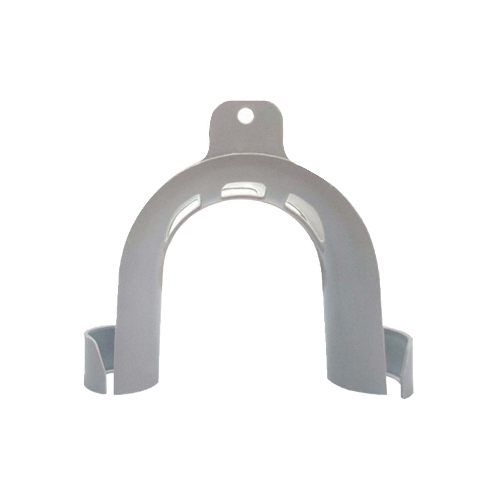 Zyssby Silver U-Shaped Drain Outlet Hose Hook For 25Mm Plumbing Pipe,Plastic Washer Drain Hose Hook,U-Bend Soft Pipe Supports,For Hoses Pipes Home Domestic Appliances Washing Machine Dishwasher(Grey)