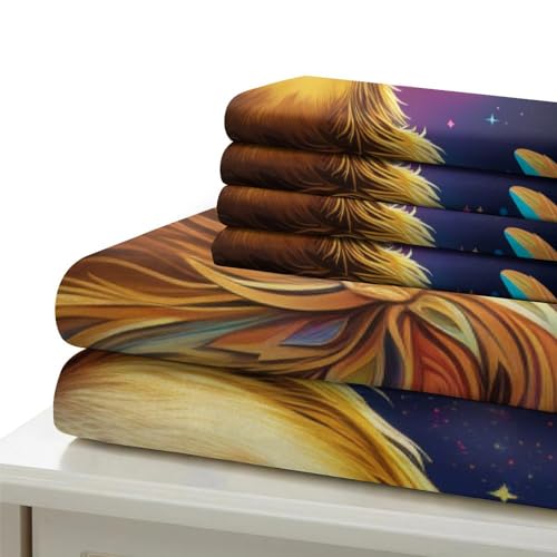 Linge de lit loutre de qualité supérieure avec impression 3D haute définition 140x200 - 6