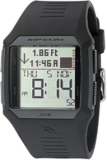 Rip Curl Men's A1119-BLK Rifles Tide Digital Display Quartz Black Watch