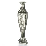 Royal Pewter - Vase Pewter Decoration Flowers Tin 95% Lead-Free Pewter Handmade in Thailand