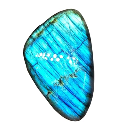 Labradorite gemme naturelle cabochon 42x25x6mm bricolage de collier et bague