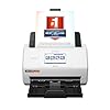 Epson RapidReceipt RR-600W - Wireless Desktop Color 2-Sided Receipt and Document Scanner - Data Management Software Included for PC and Mac - Touchscreen and Auto Document Feeder - White